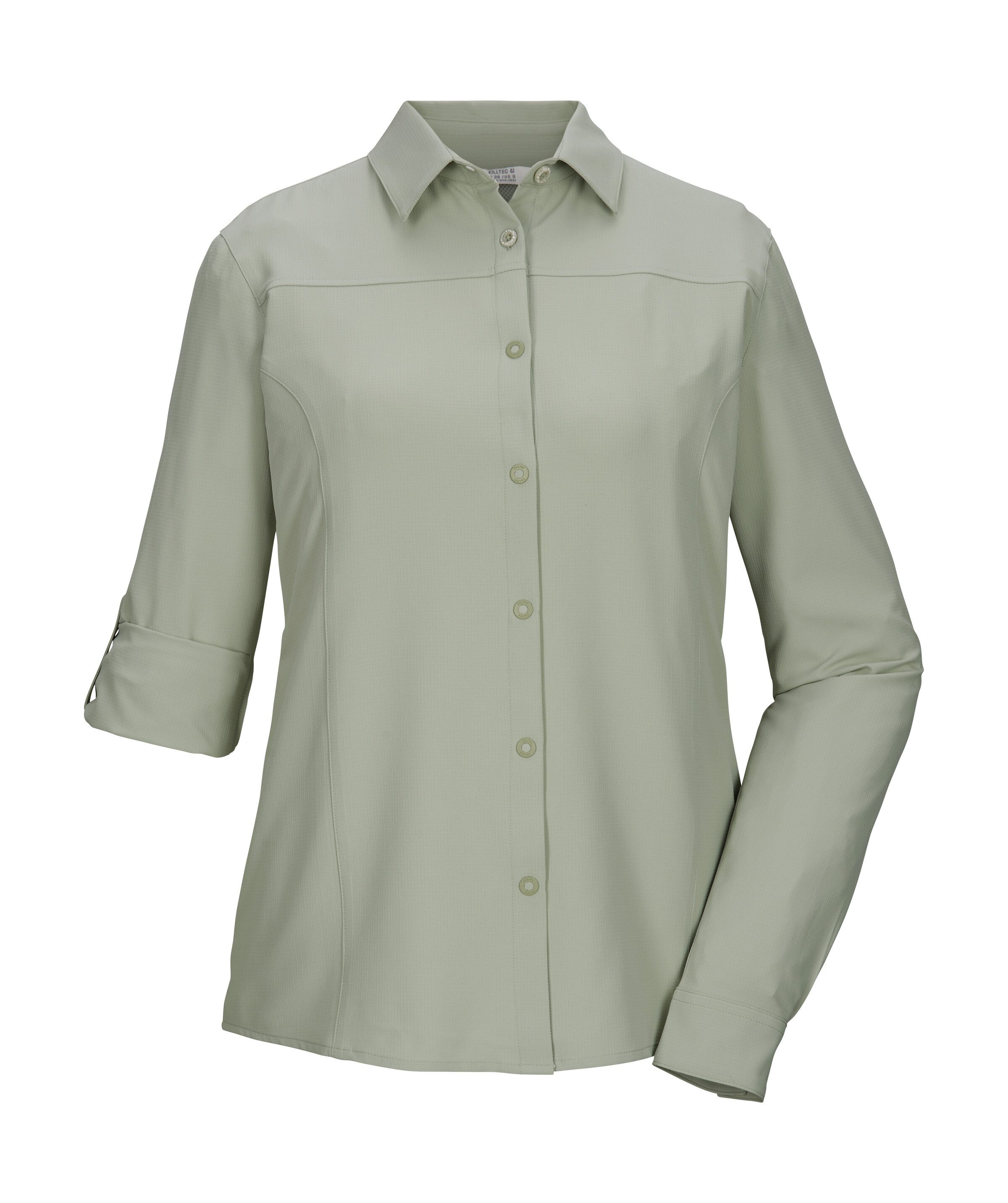 Killtec Funktionshemd KOS 61 WMN WVN SHRT Schnelltrocknende, krempelbare Damen Funktionsbluse