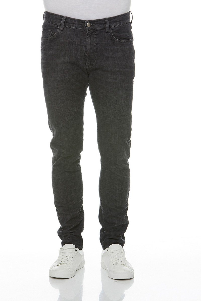 Slim-fit-Jeans slim wunderwerk Steve high black 539 flex