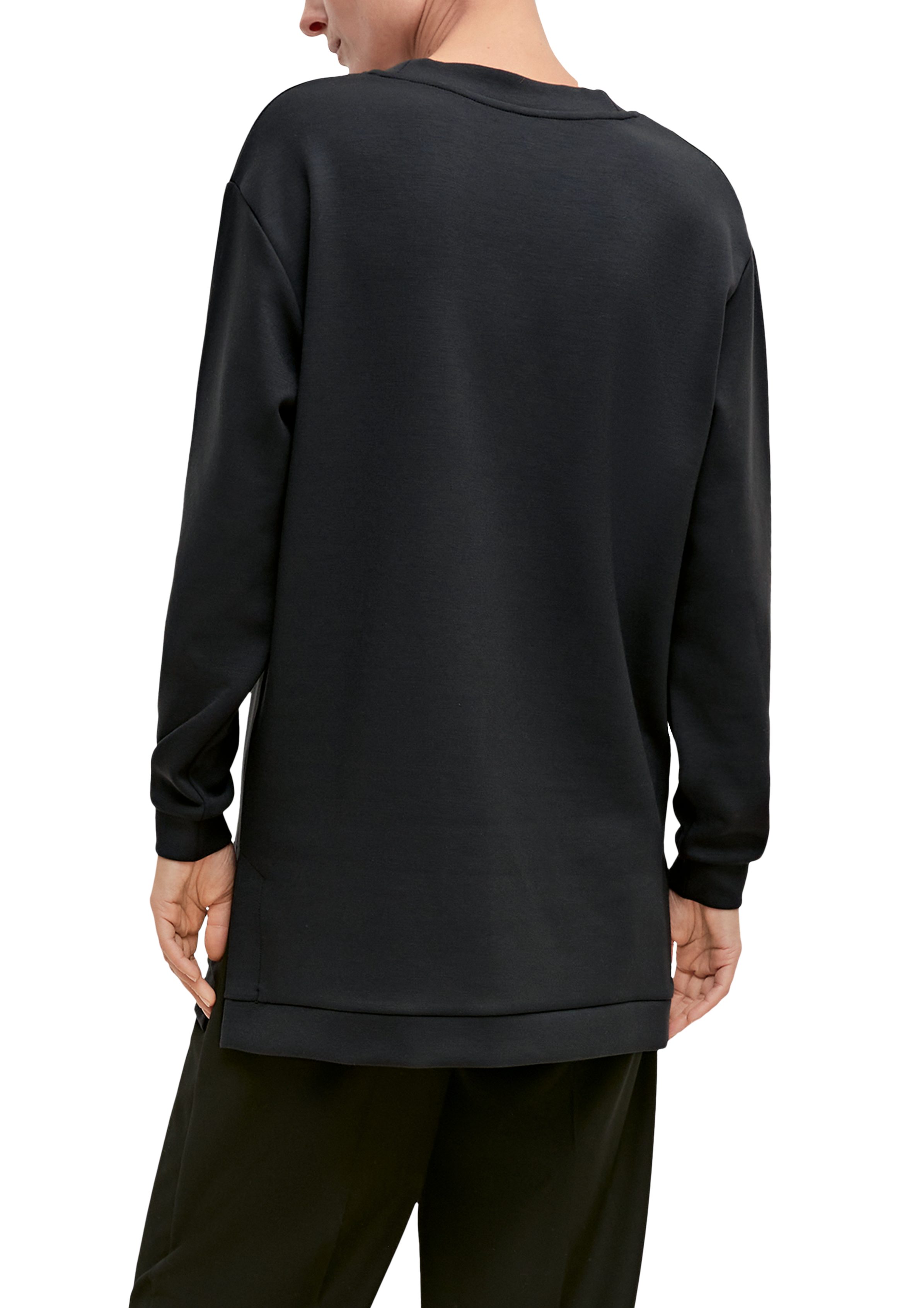 Sweatshirt dunkelgrau Modalmix Comma aus Sweatshirt