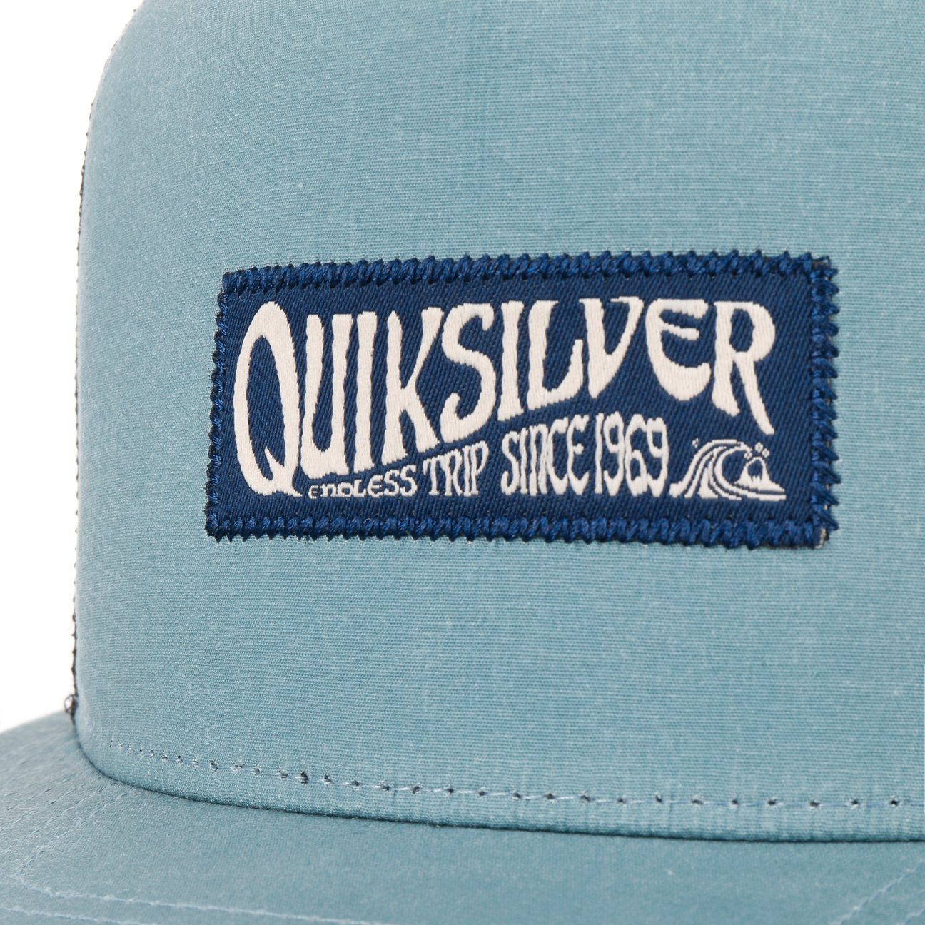 Quiksilver Baseball Basecap Snapback Cap (1-St) hellblau
