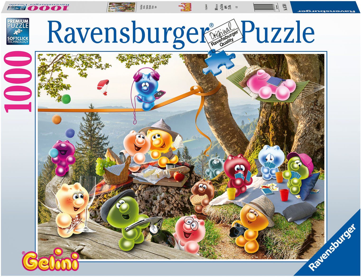in zum Picknick, Wald - Puzzleteile, schützt Germany Auf - Ravensburger weltweit; Puzzle Made FSC® 1000