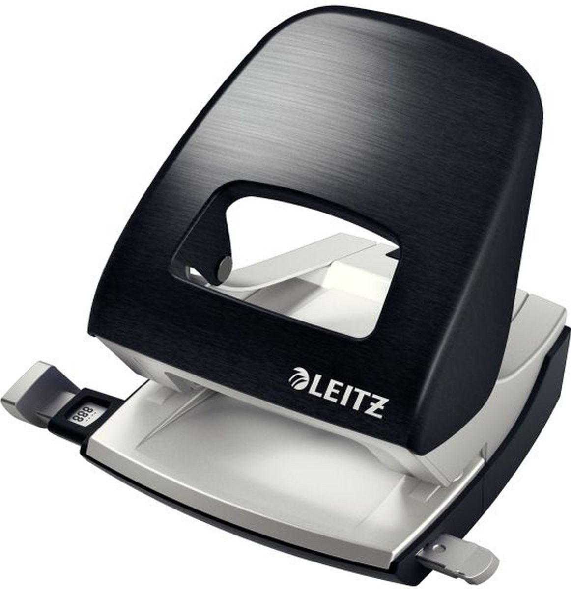 LEITZ Locher Bürolocher Nexxt Style Metall 30 Blatt satin schwarz