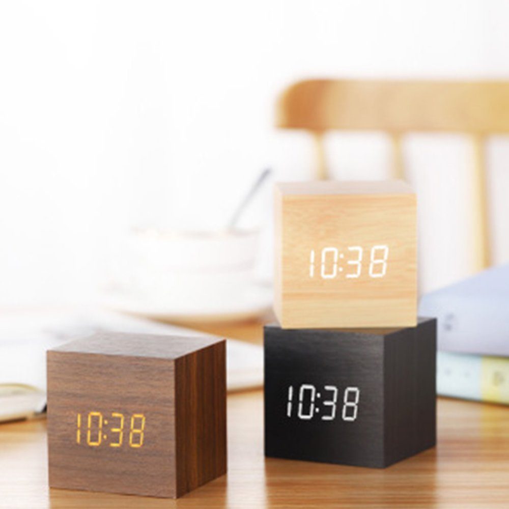 Tischuhren Mini LCD Kleine Digitaluhr Für Schlafzimmer Wohnzimmer Tragbare  Elektronische Uhr Desktop Home Zubehör
