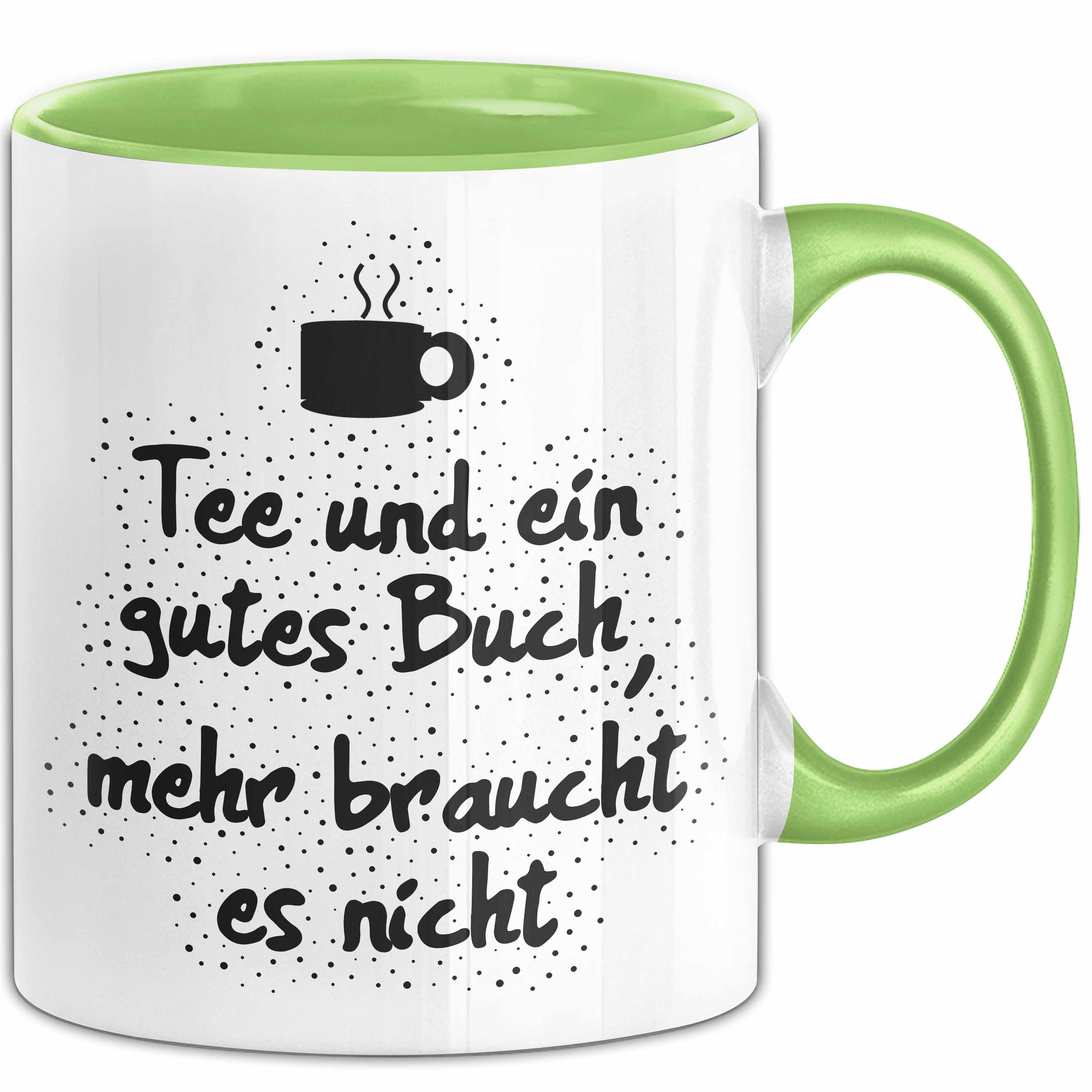 Trendation Tasse Tee und ein gutes Buch
