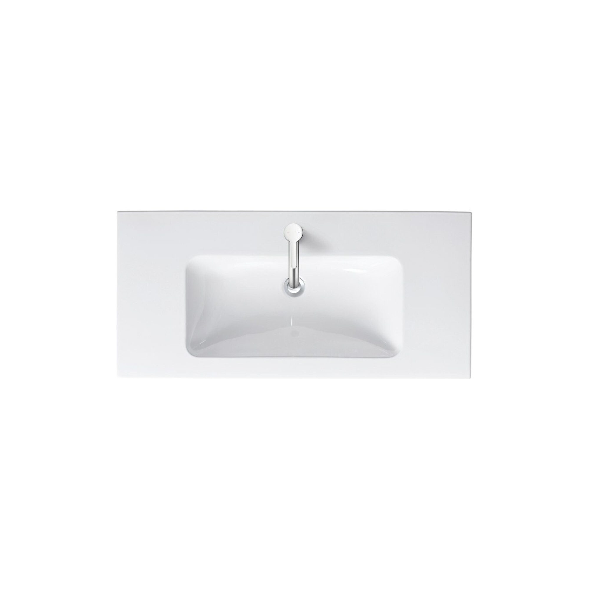 Duravit Badmöbel-Set Duravit Möbelwaschtisch Me by Starck 103x49cm, we, m HL, ÜL, Hahnlochb