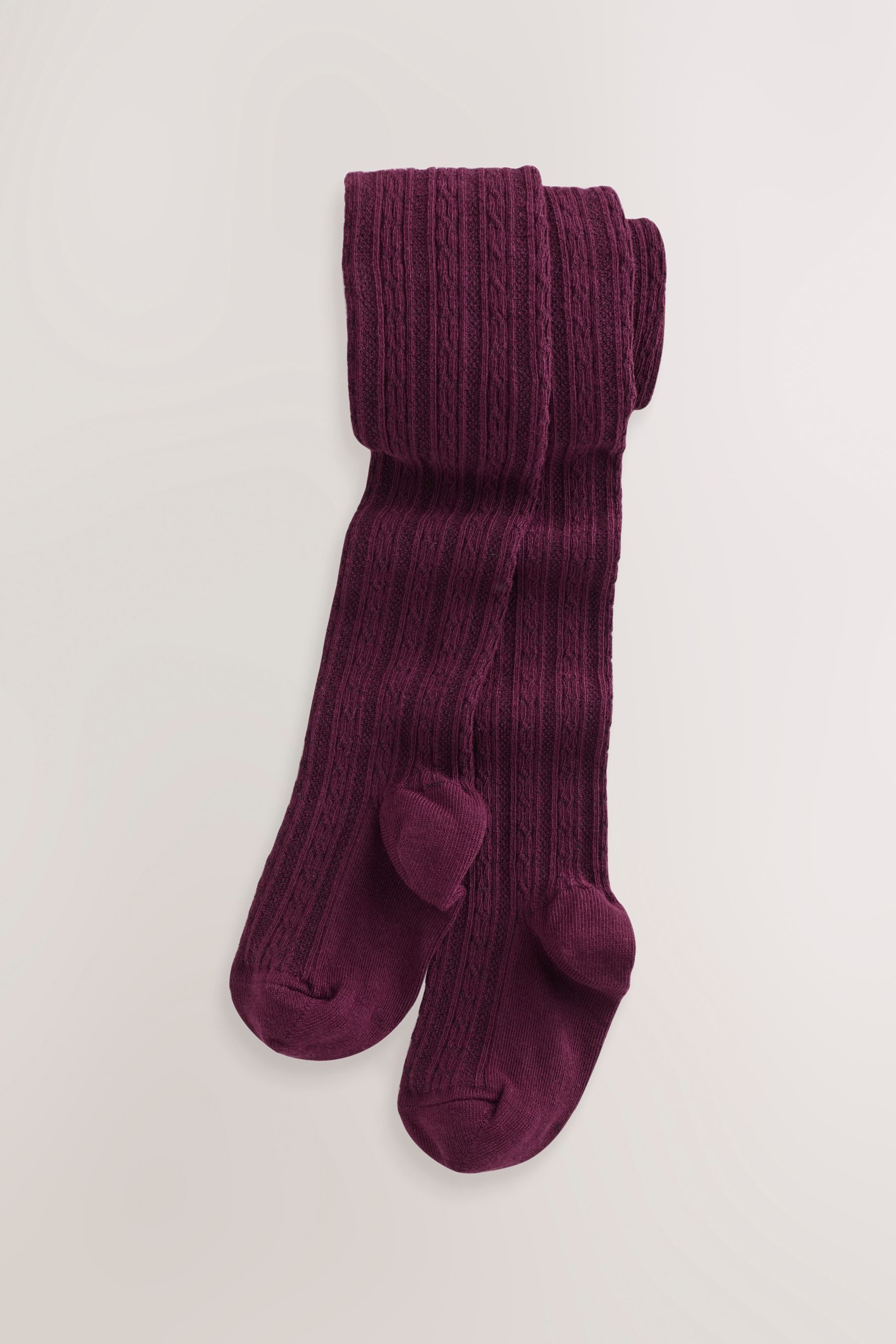 Next Strickstrumpfhose Strumpfhose in normaler Länge mit Zopfmuster (1 St)