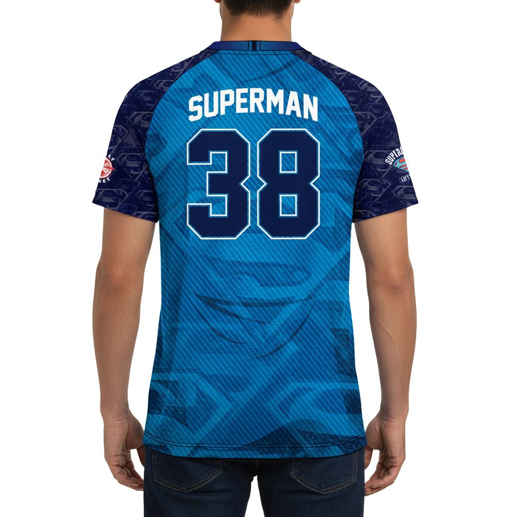 Superman T-Shirt Man Of Steel 38 Soccer Jersey