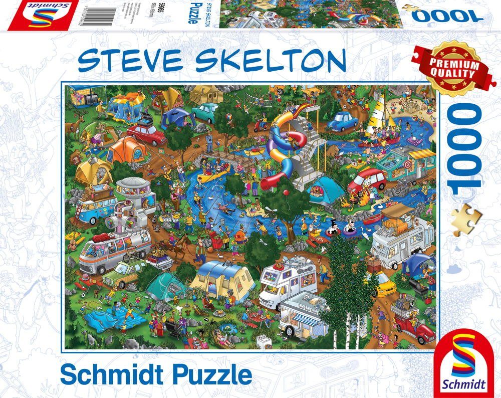 Puzzleteile Skelton vom Alltag Puzzle 59965, Spiele Schmidt 1000 Steve Auszeit