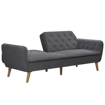 loft24 Schlafsofa Tallulah, Bezug in Samtoptik, Memory-Foam Polsterung, Breite 210 cm