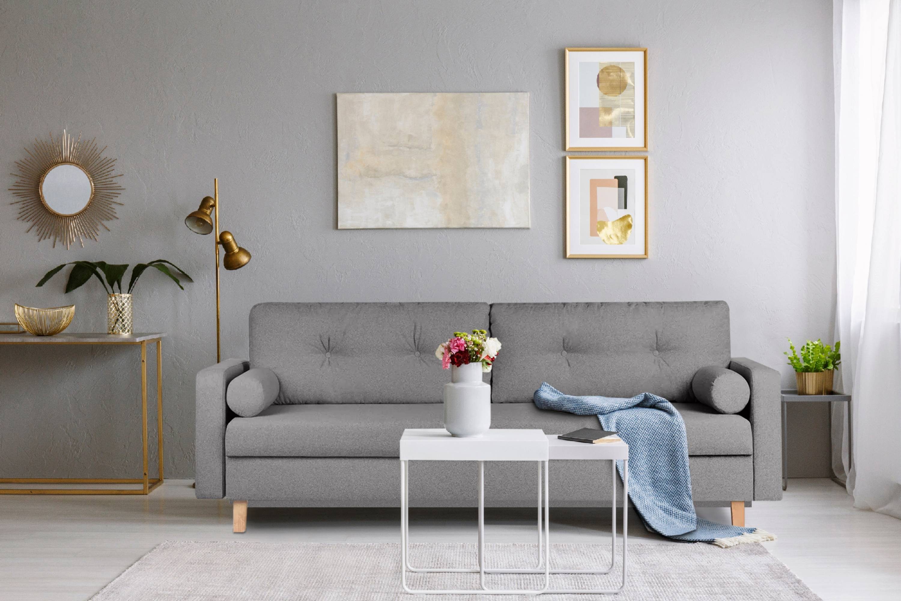 KONSIMO® Schlafsofa ERISO Sofa 3-Personen, ausziehbare günstig online kaufen
