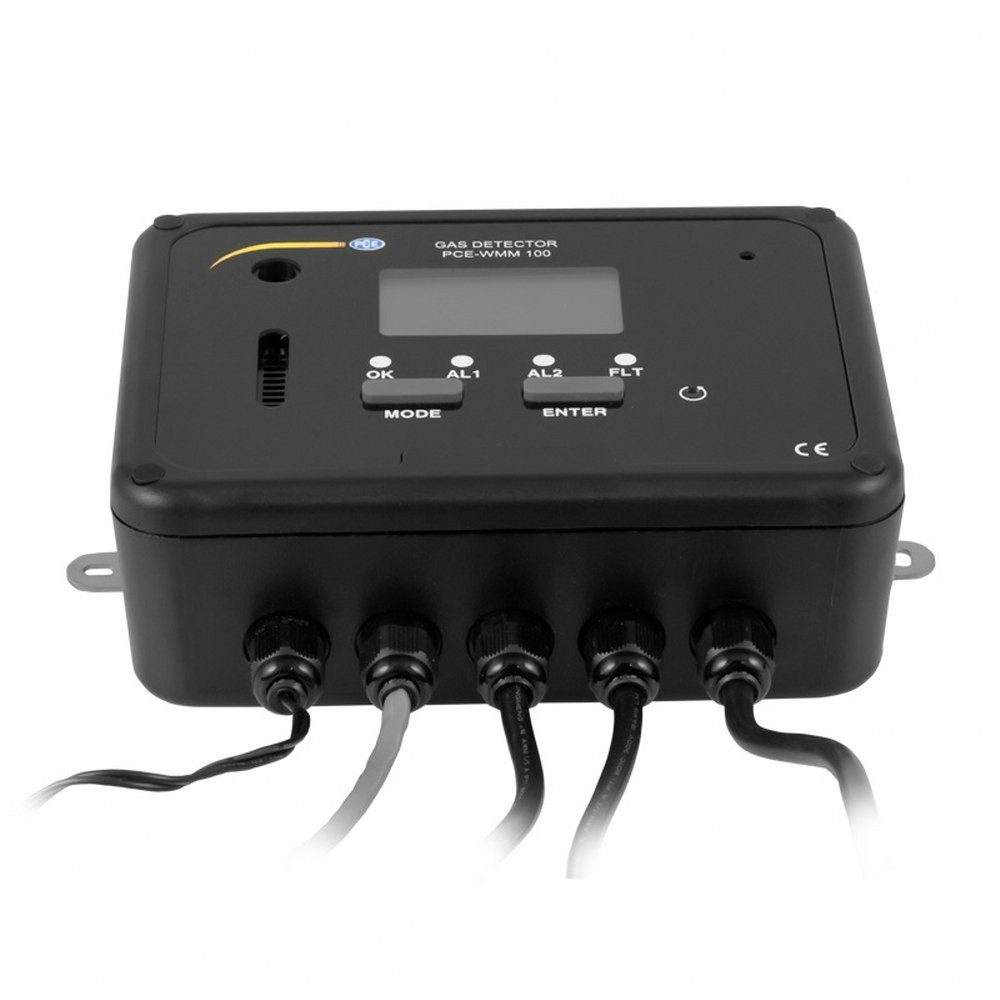 PCE Instruments Feuchtigkeitsmesser PCE-WMM 100 CO2 Warnanlage für Kohlenstoffdioxid und Sauerstoff