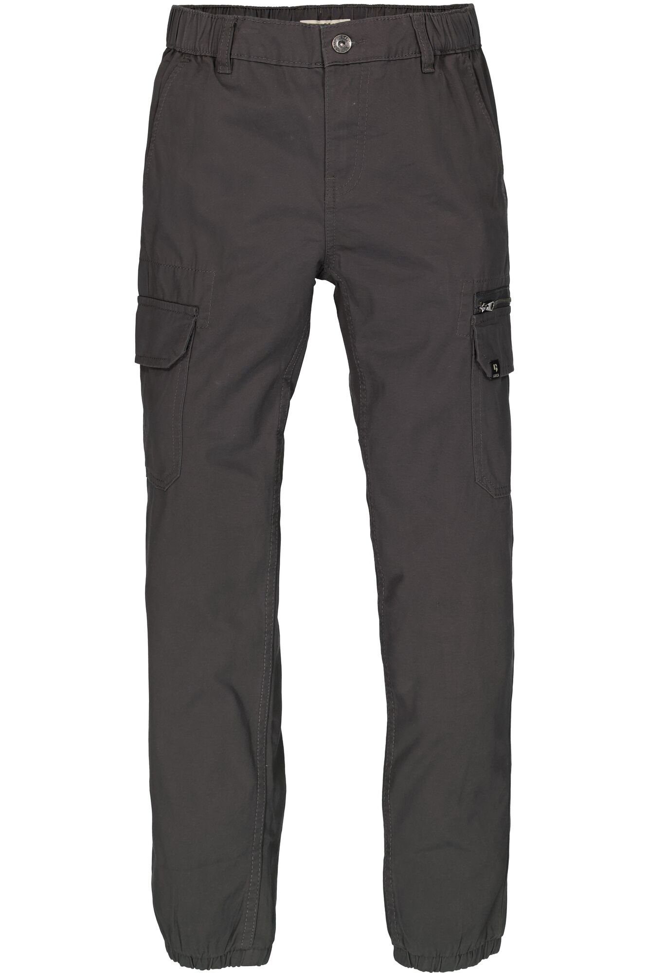 Garcia Stoffhose mit Gummizugsaum dark grey