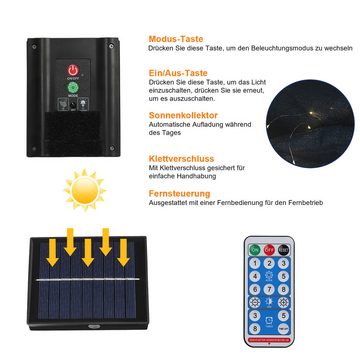 Randaco Sonnensegel LED Solar Sonnenschutz Wasserdicht UV-Schutz Windschutz HDPE Balkon