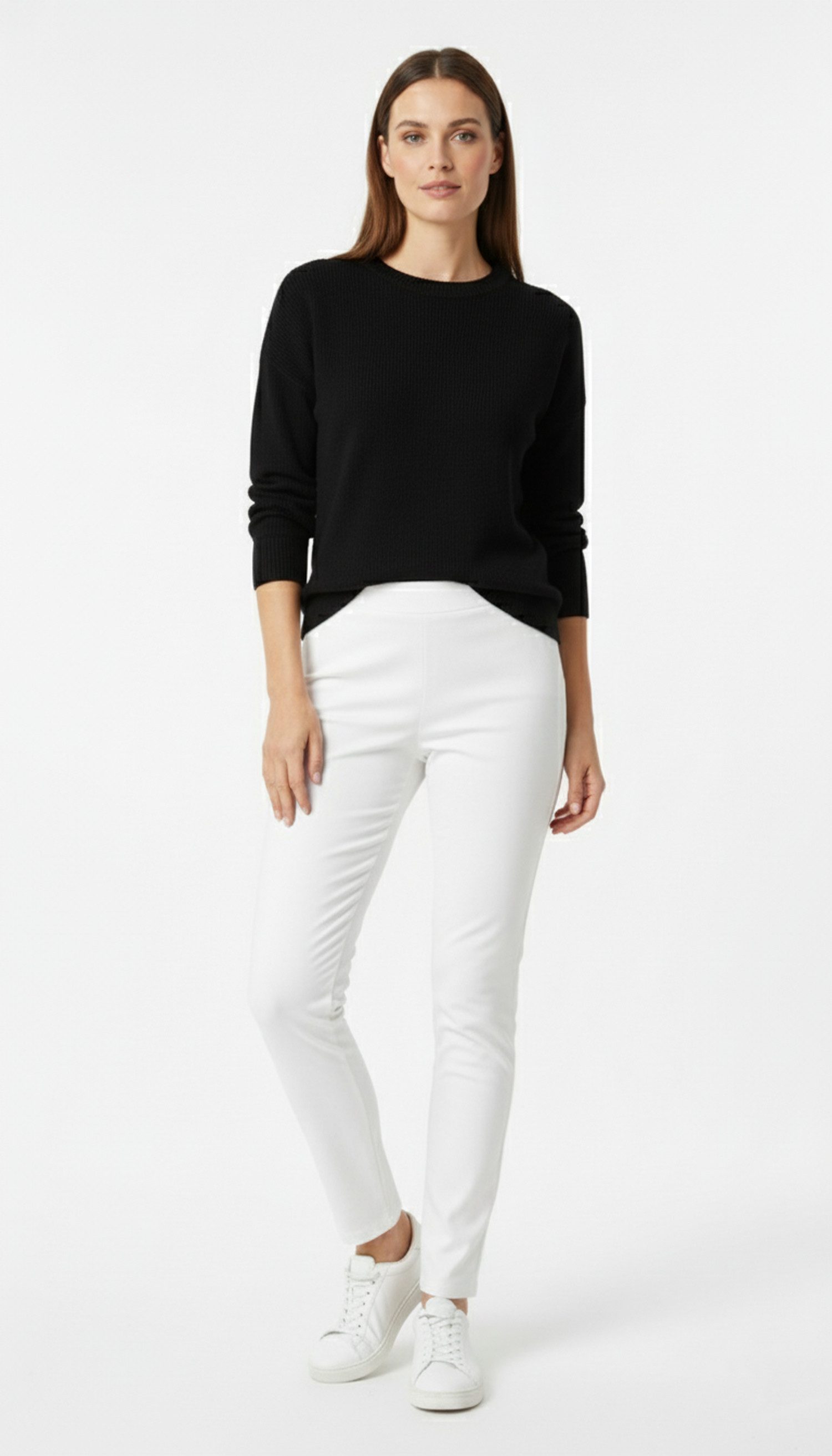 Kendindza Collection Stretch-Hose Bequeme Stoffhose elegant Slim Fit Gummib günstig online kaufen