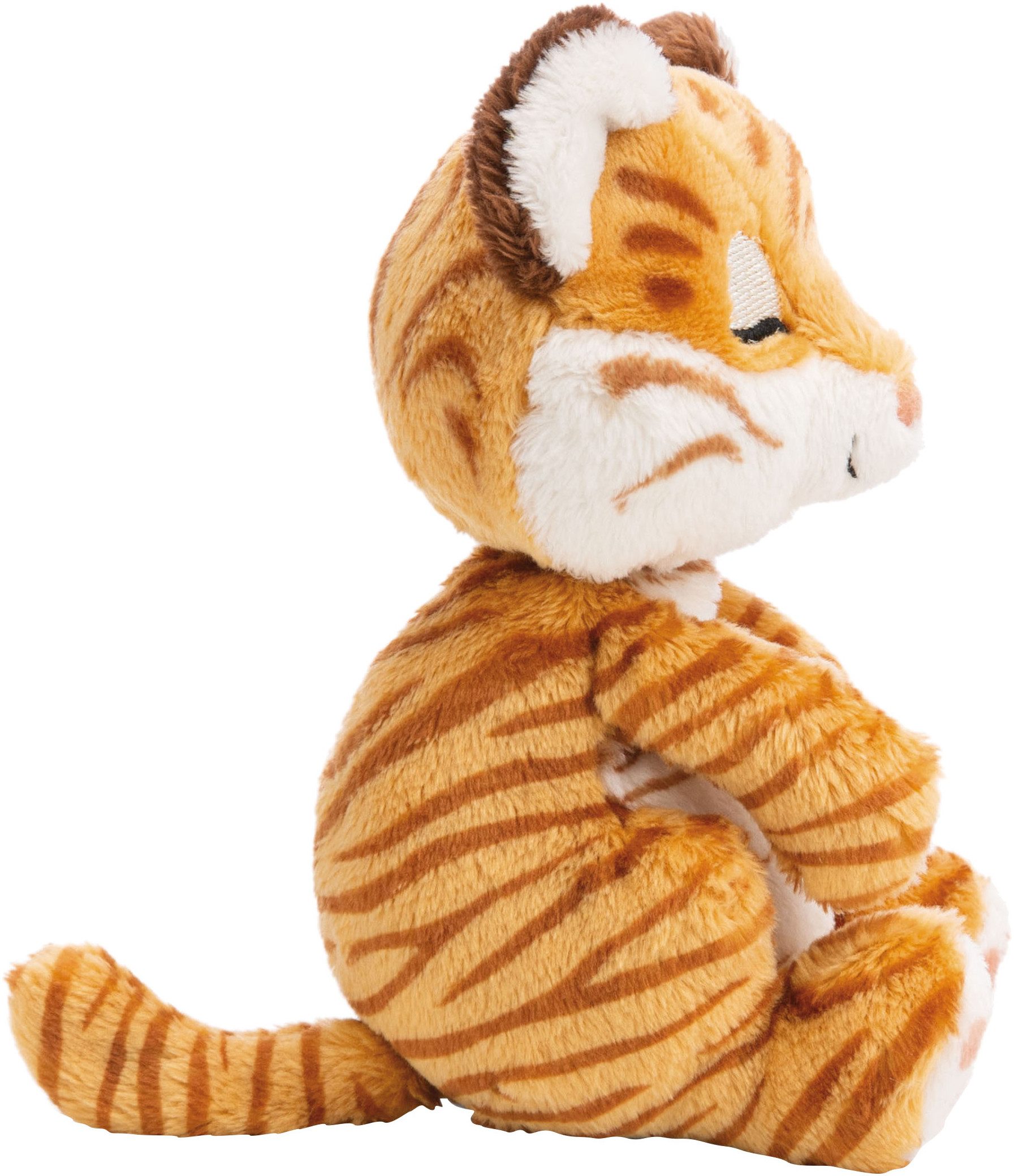 Nici Kuscheltier Sleeping Pets, Tiger, 12 cm, im Körbchen