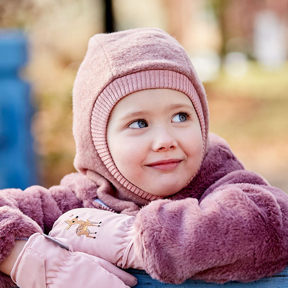 MAXIMO Schlupfmütze GOTS MINI-Schlupfmütze Wollfleece, Jerseyfutter günstig online kaufen