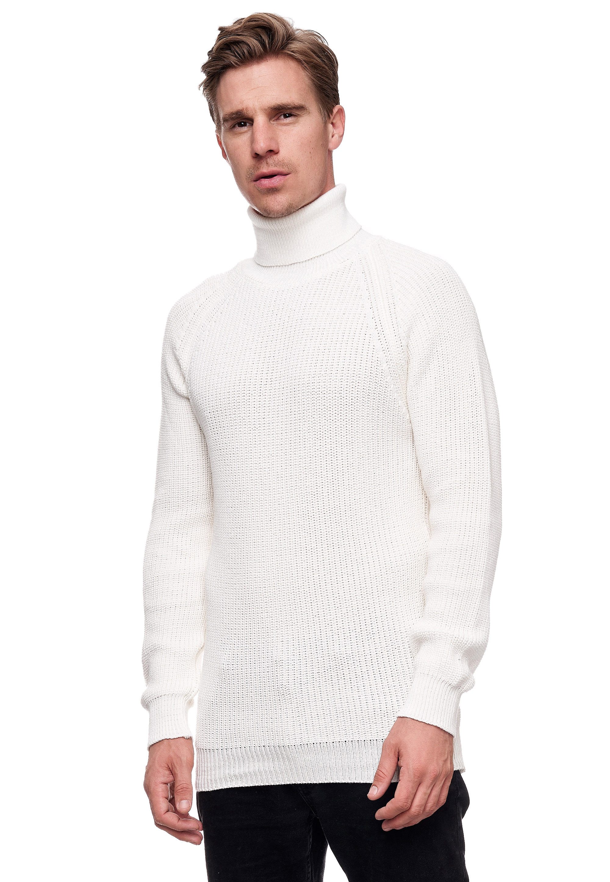 Rusty Neal Rollkragenpullover mit kuscheligem Rollkragen