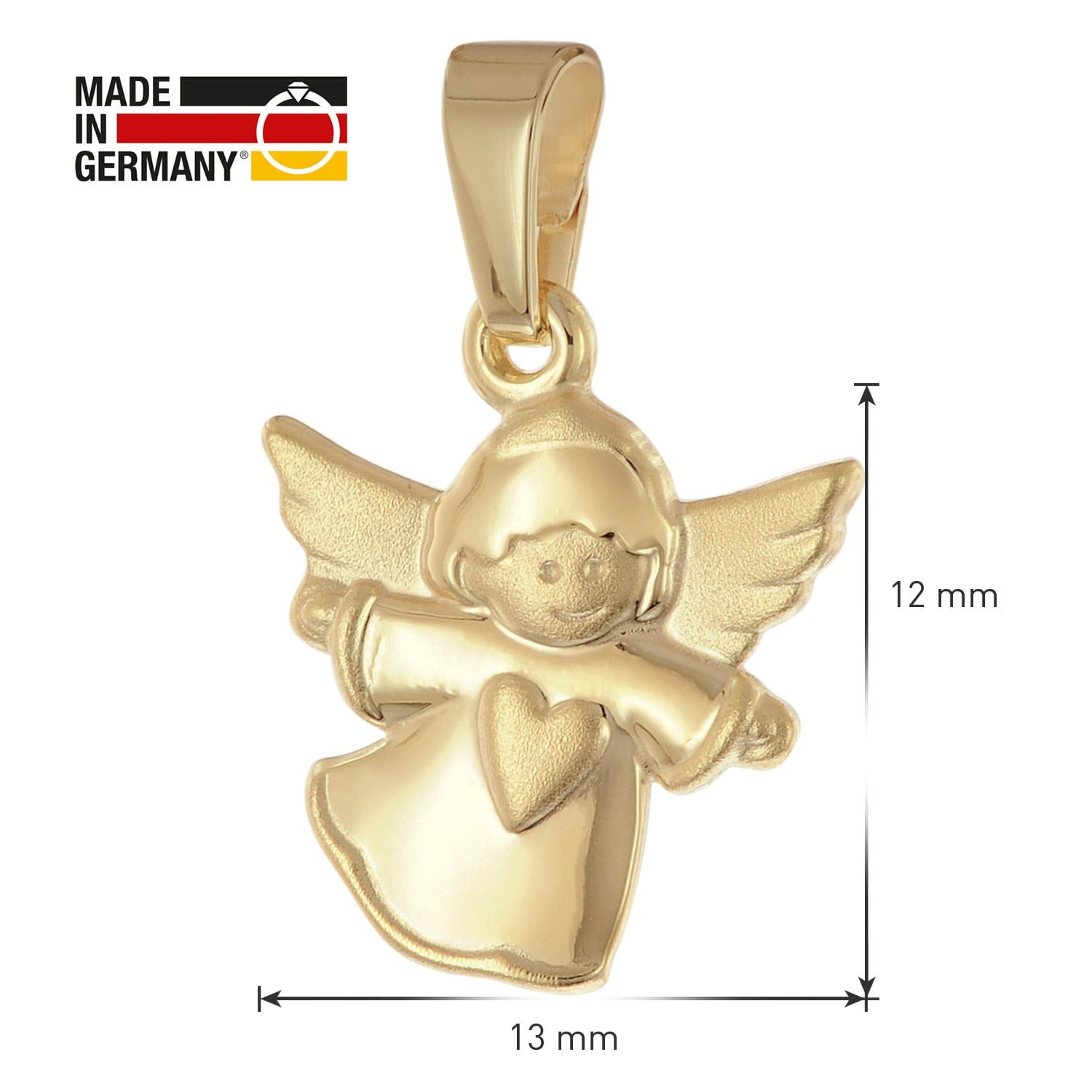 trendor Engelanhänger 21315, Engel-Anhänger Gold 333 / 8K Schmuck-Anhänger