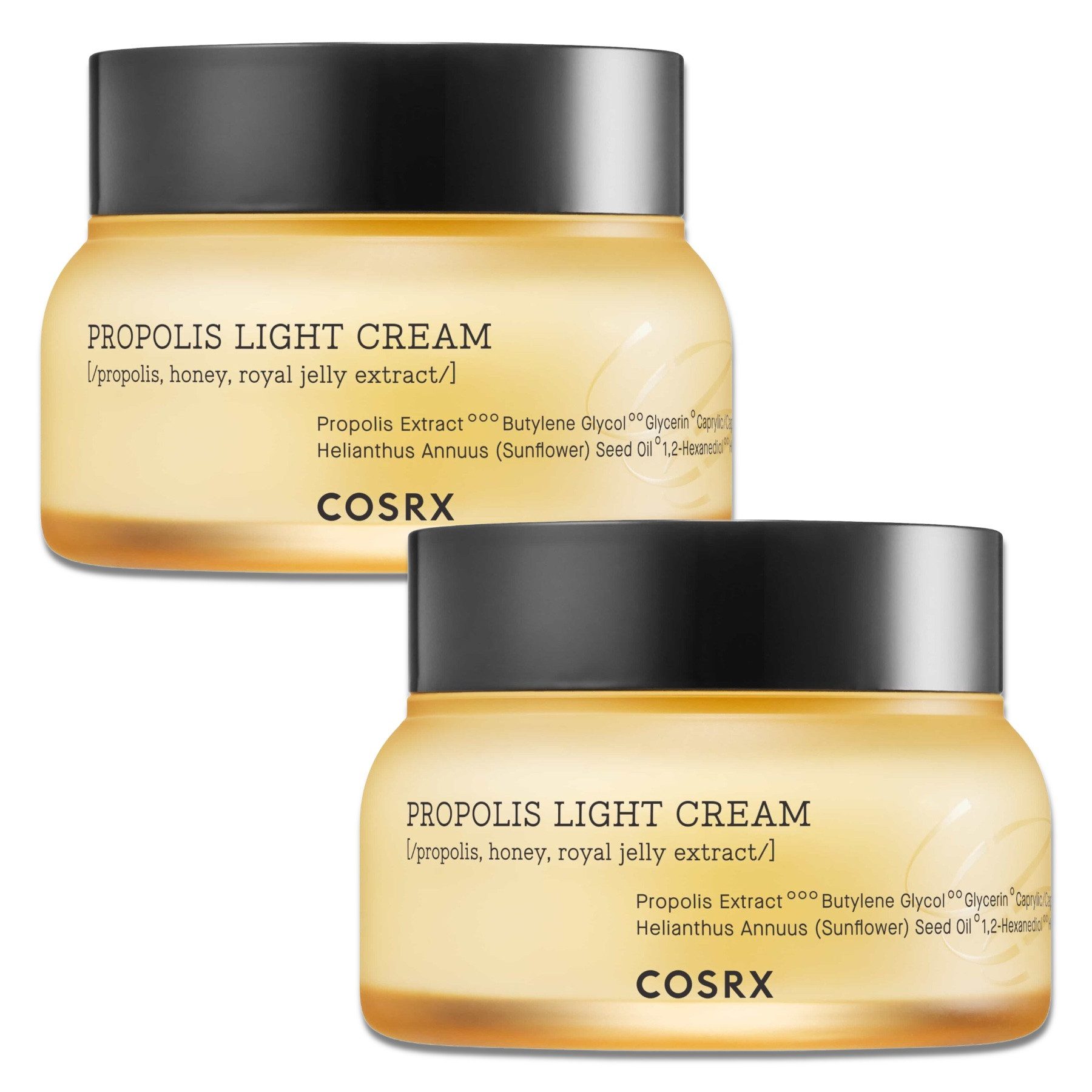Cosrx Gesichtspflege COSRX Propolis Light Cream Gesichtscreme Tagescreme Pflegecreme, 2-tlg., Gesichtscreme, Hautpflege, Tagescreme, Pflegecreme