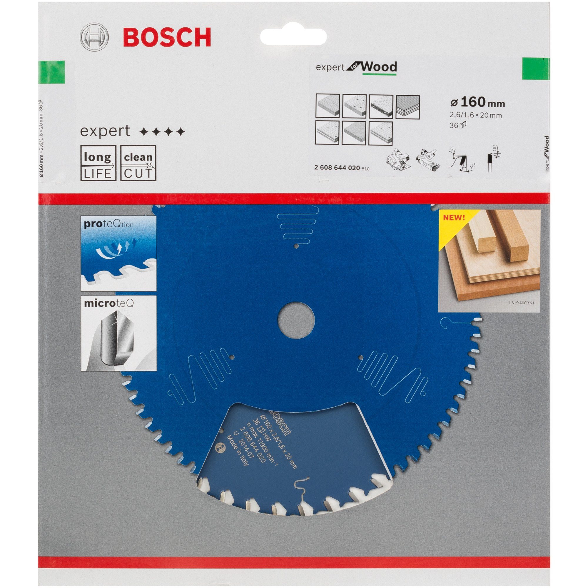 Sägeblatt Kreissägeblatt BOSCH Expert Bosch for Professional Wood