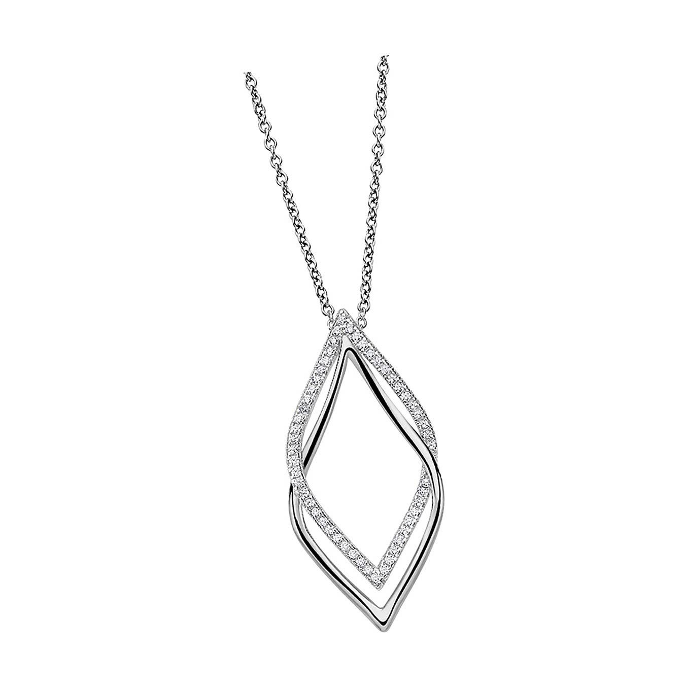 Silberkette Lotus Silver Blatt Halskette