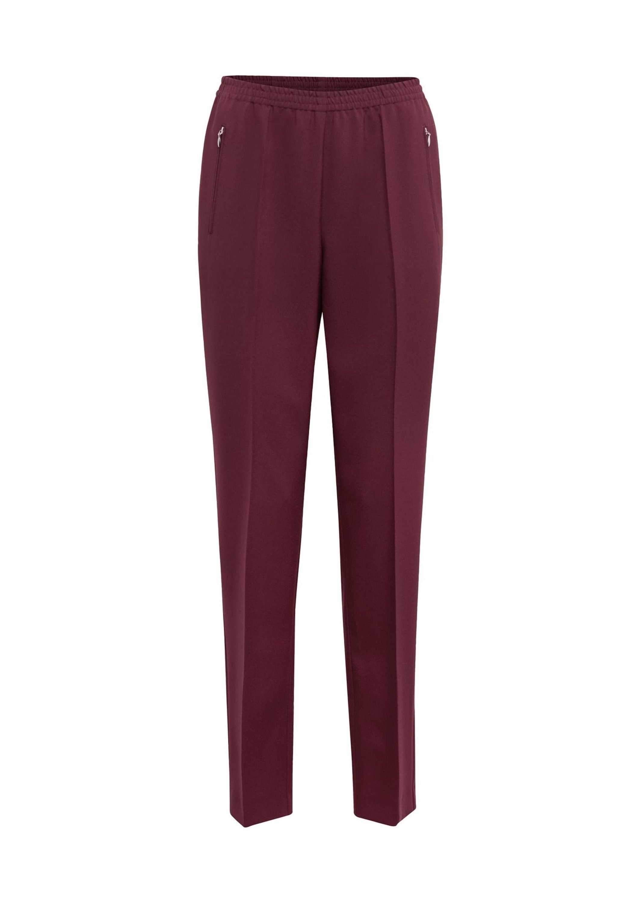 GOLDNER Reiseschlupfhose bordeaux Schlupfhose LOUISA