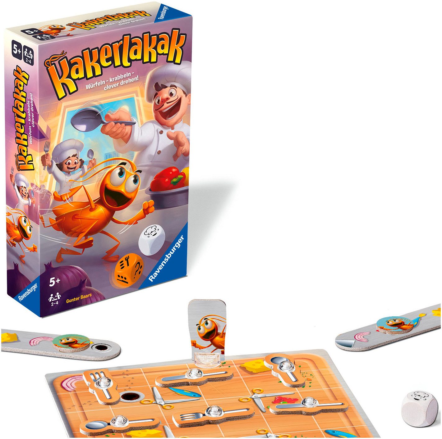Ravensburger Spiel Kakerlakak, Kinderspiel, Made in Europe