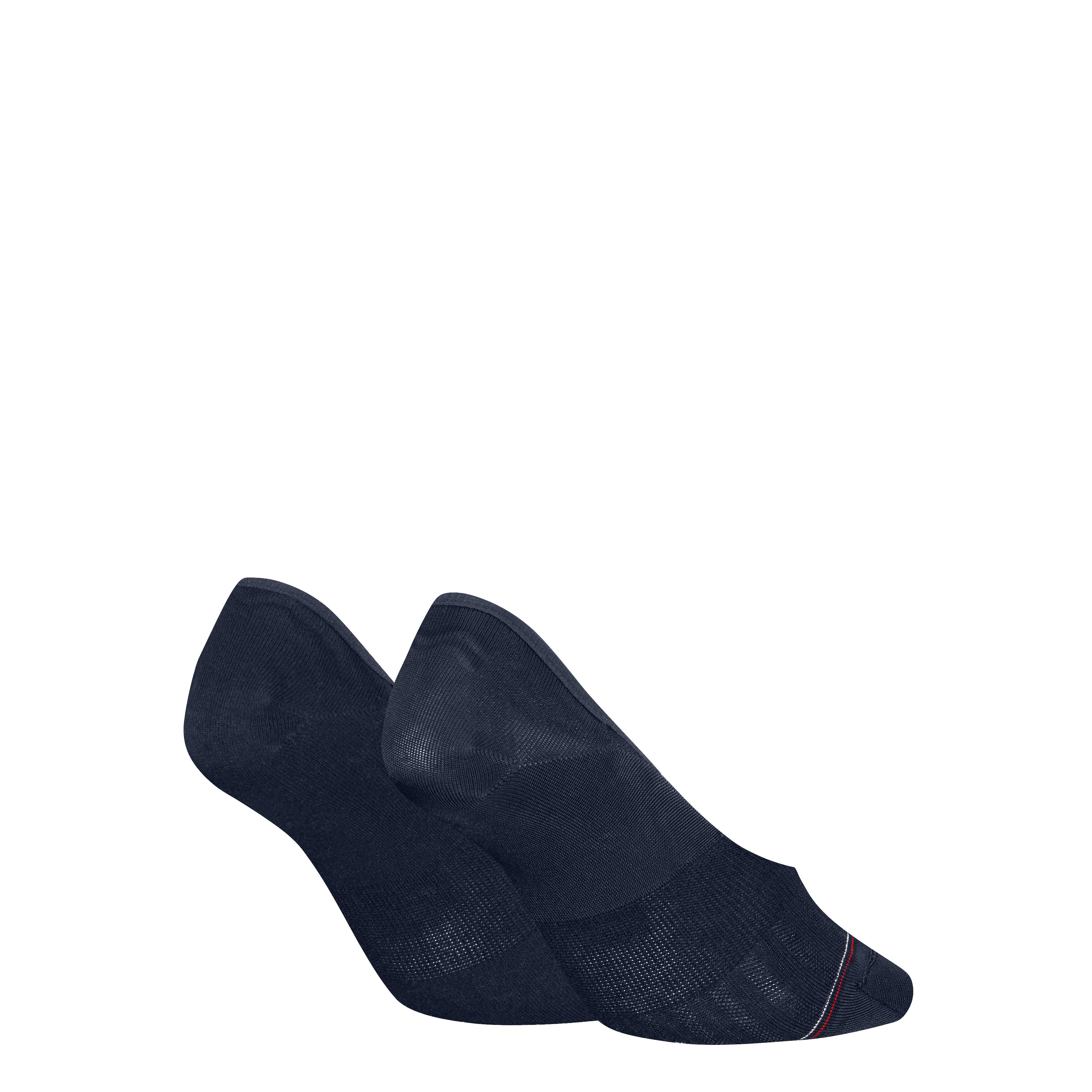 Tommy Hilfiger Füßlinge TH WOMEN FOOTIE MC 2P SHINE (2 Paar) mit silikonisierten Fersenstreifen