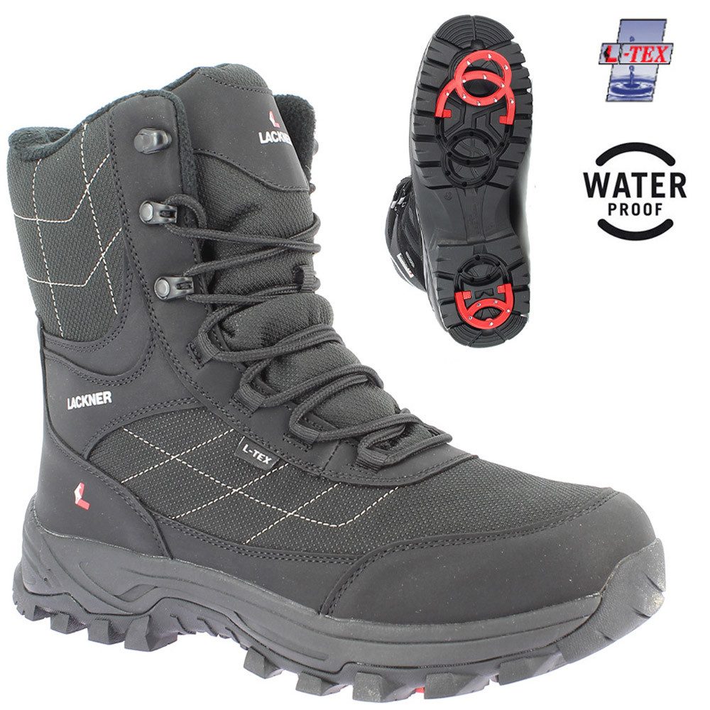 Lackner Lackner - Spike Winterstiefel ICEGRIP mit OC Spikesystem ausklappbar Wanderschuh