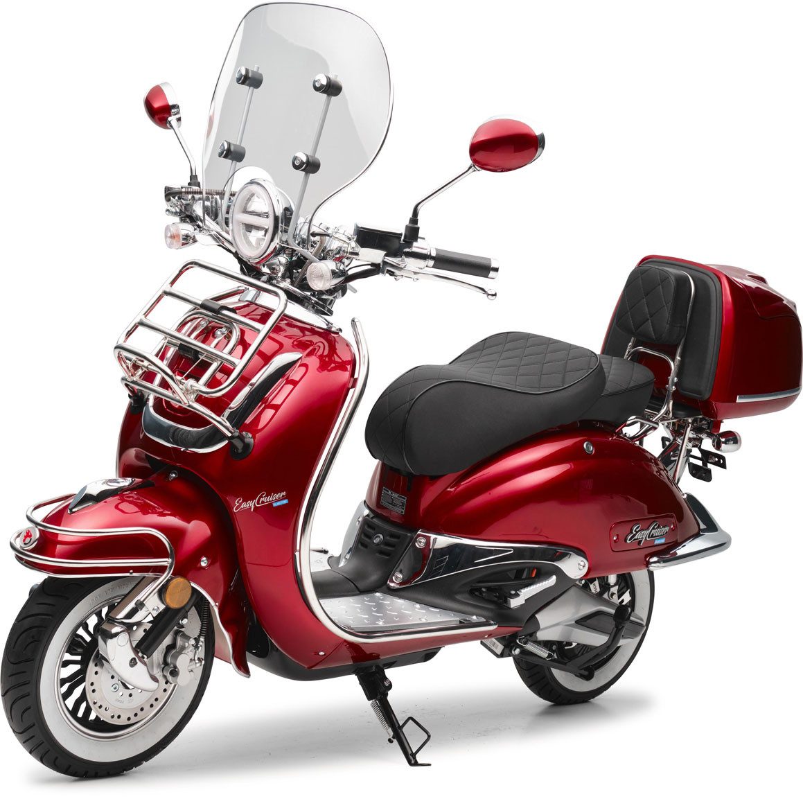 Burnout E-Motorroller EasyCruiser Elektro, 2000 W, 45 km/h, E-Roller Leistungsstarker Bosch Elektromotor