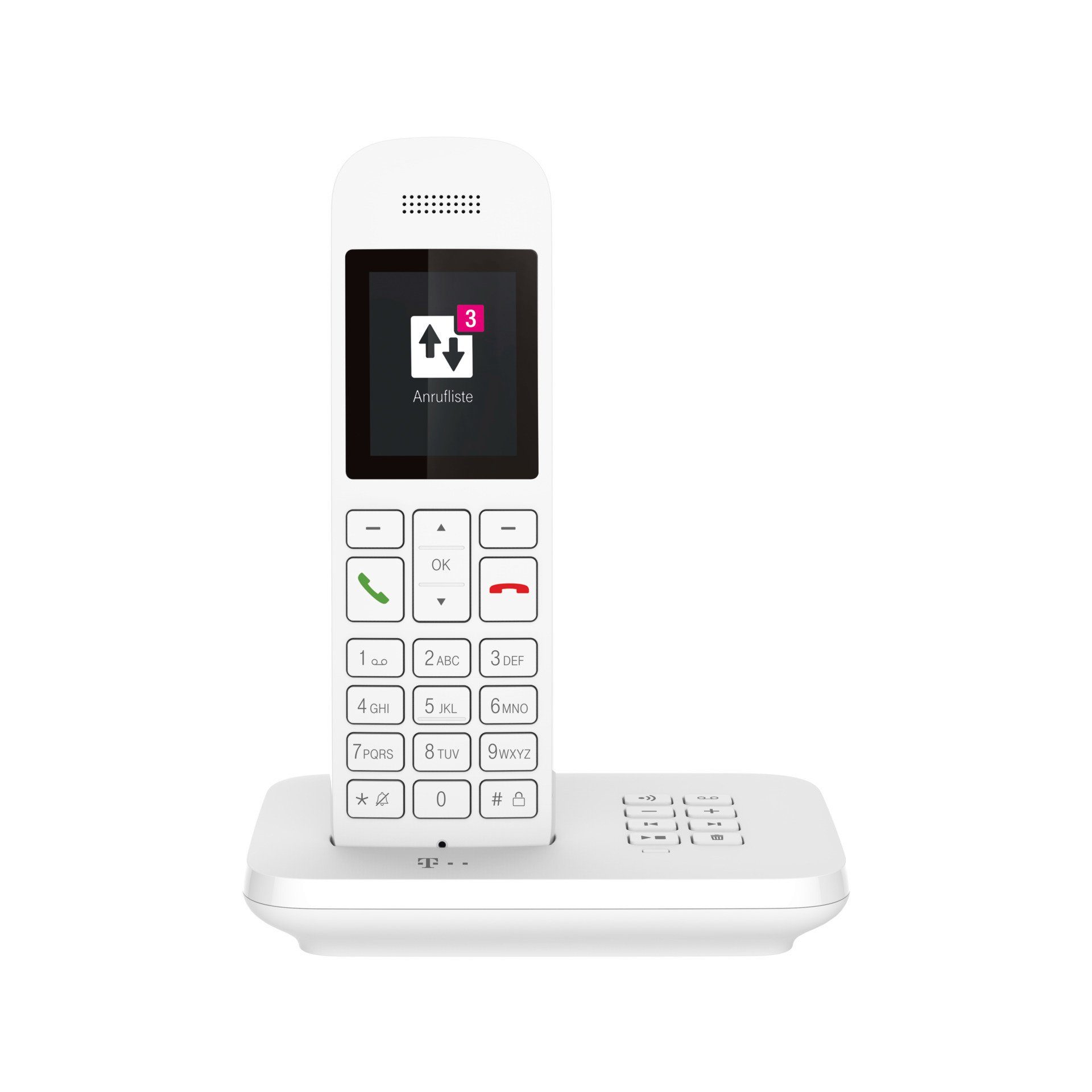 Telekom DECT-Telefon A Schnurloses weiß Sinus 12