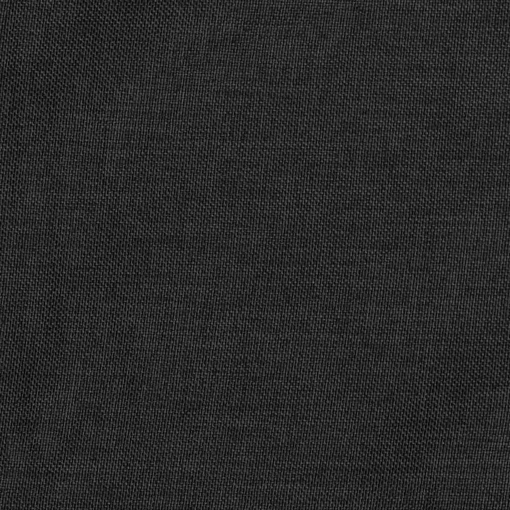 vidaXL Vorhang Verdunkelungsvorhänge mit Haken Leinenoptik 2 Stk. 140x175 cm (2 St) – Bild 4 von 5