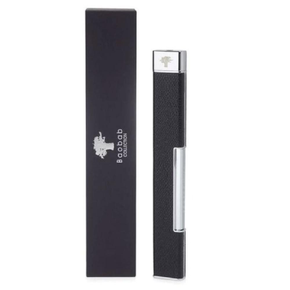 Baobab Feuerzeuge Stabfeuerzeug Lighter Grainé Noir Schwarz