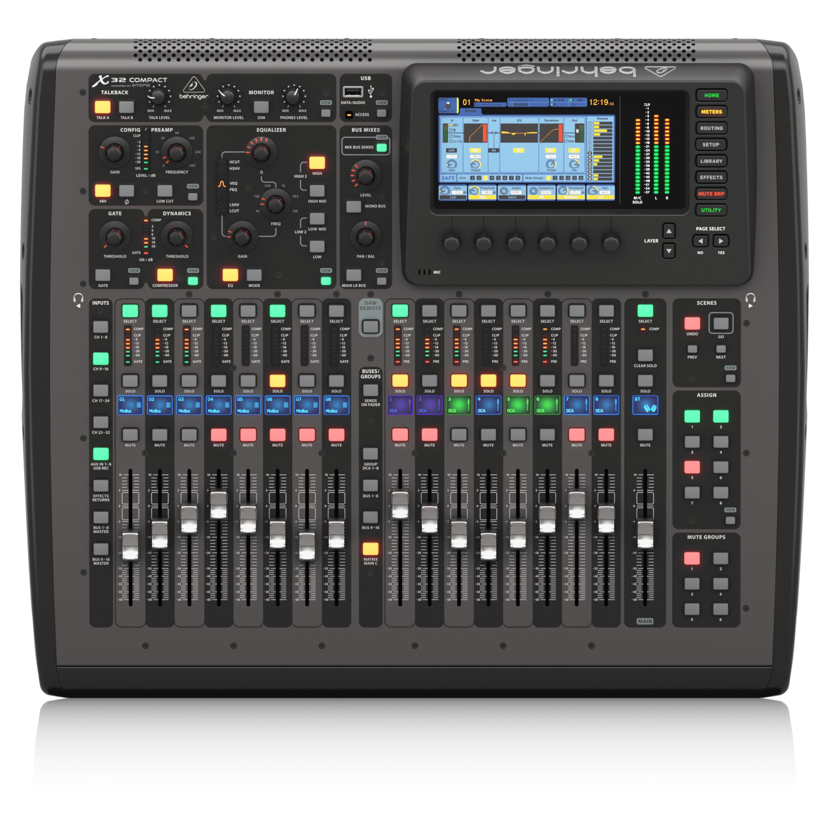 Behringer Mischpult, (Studio Bundles, Professional Studio Bundles), X32 Compact + Case - Set
