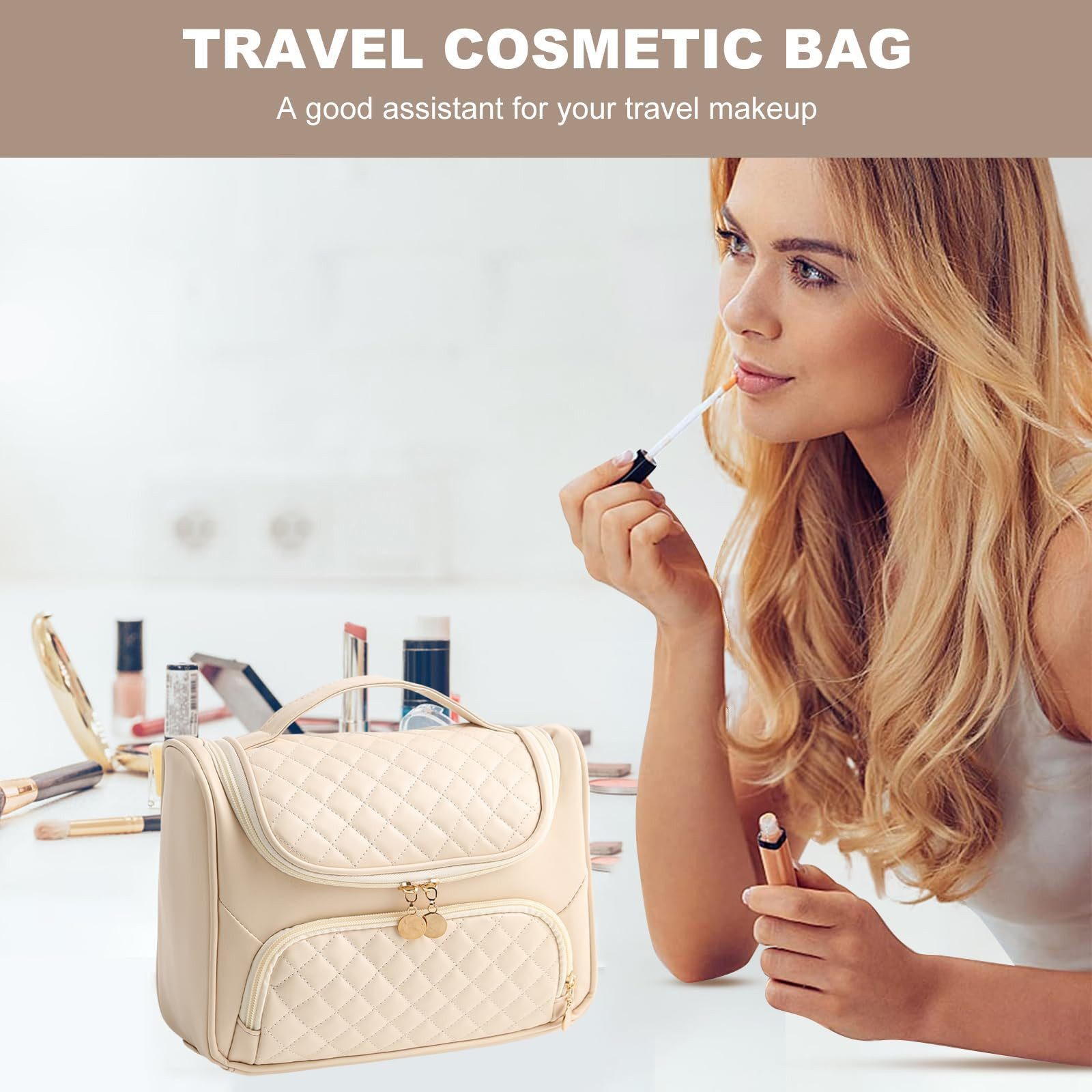 LIANNA Kulturbeutel Kulturbeutel Reise und Make-up, leicht zu tragen (Set, wasserdichte Kosmetiktasche, für persönlichen Reisen), Aufbewahrungstasche Reise große Kulturbeutel