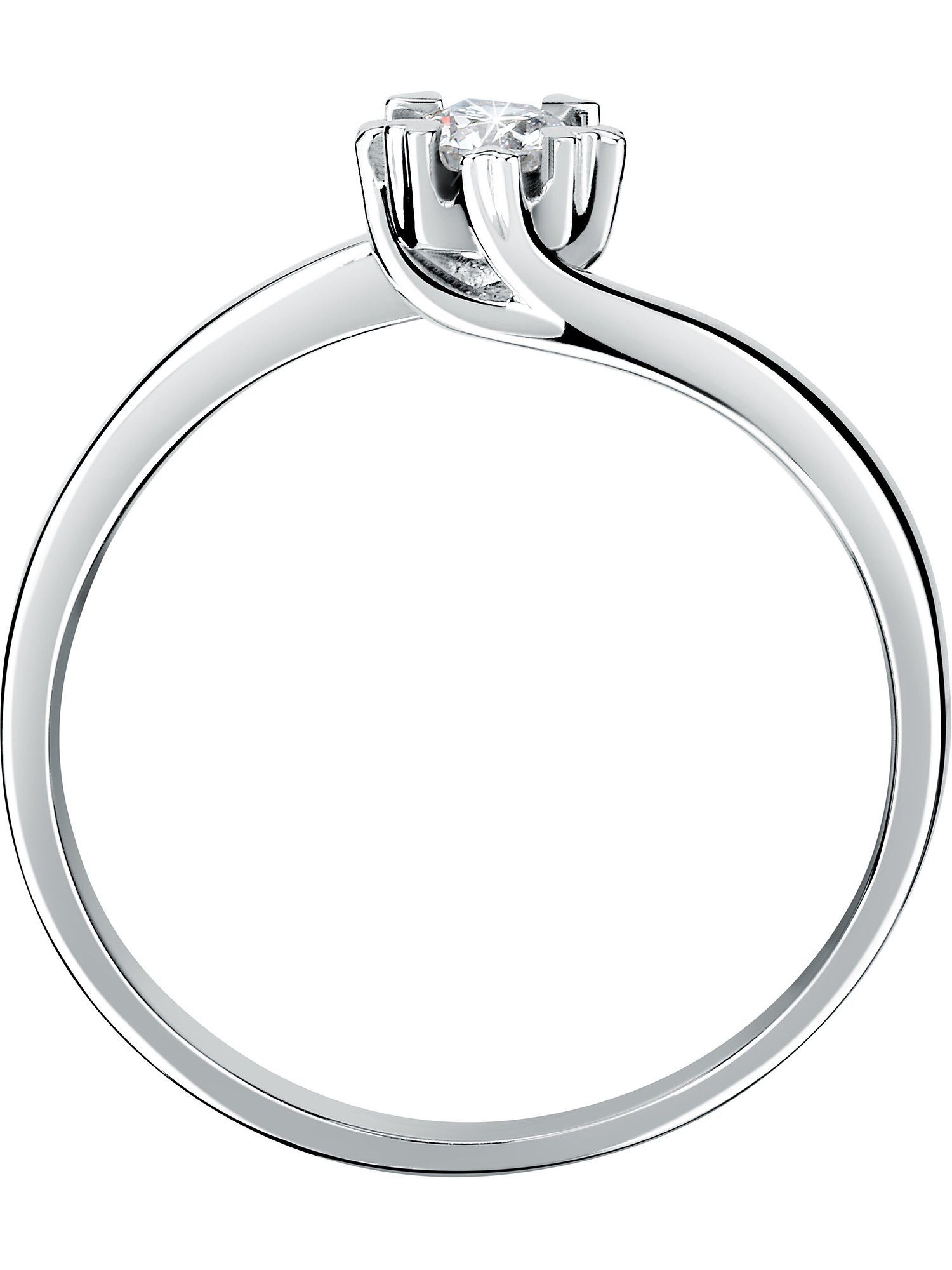 CHRIST Diamantring CHRIST Damen-Damenring 585er Weißgold 1 Diamant günstig online kaufen