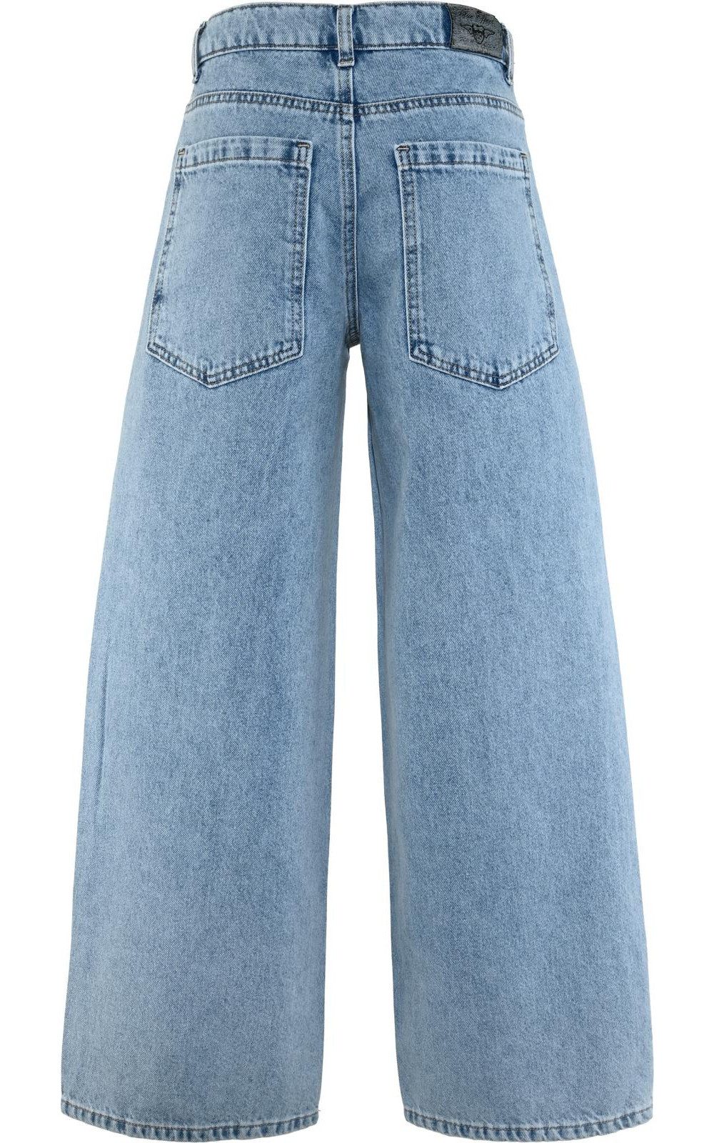 BLUE EFFECT Weite Jeans Baggy Jeans slim fit schmaler Bund