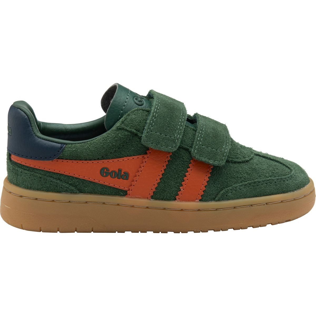 Gola Viper Strap Sneaker Kids Outdoorschuh Farbenfroher Kindersneaker mit Wildleder und Klettverschluss für