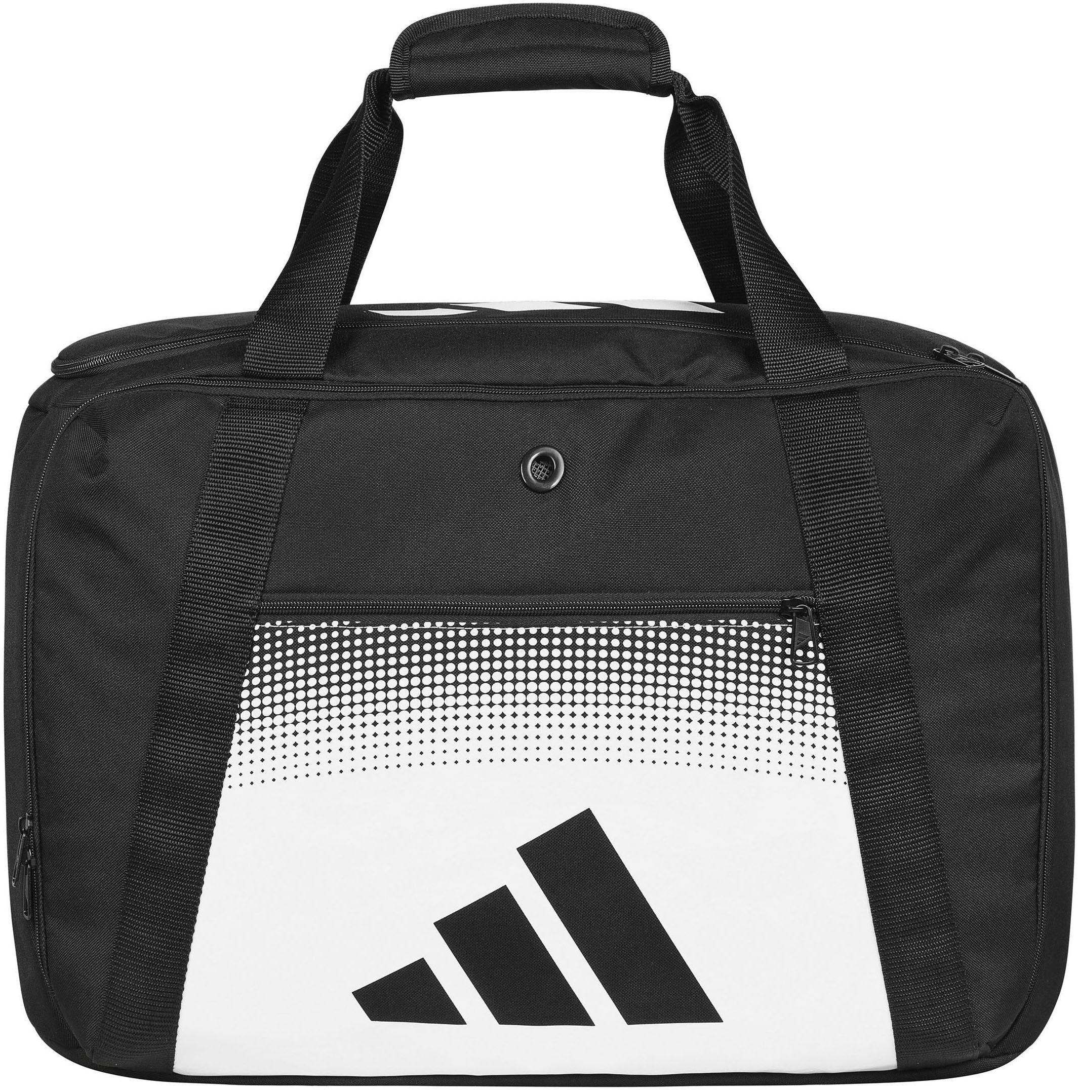 adidas Performance Sporttasche adidas Duffle Combat Sports black/white M, Belüftetes und wasserdichtes Fach, verhindert Geruchsbelästigung