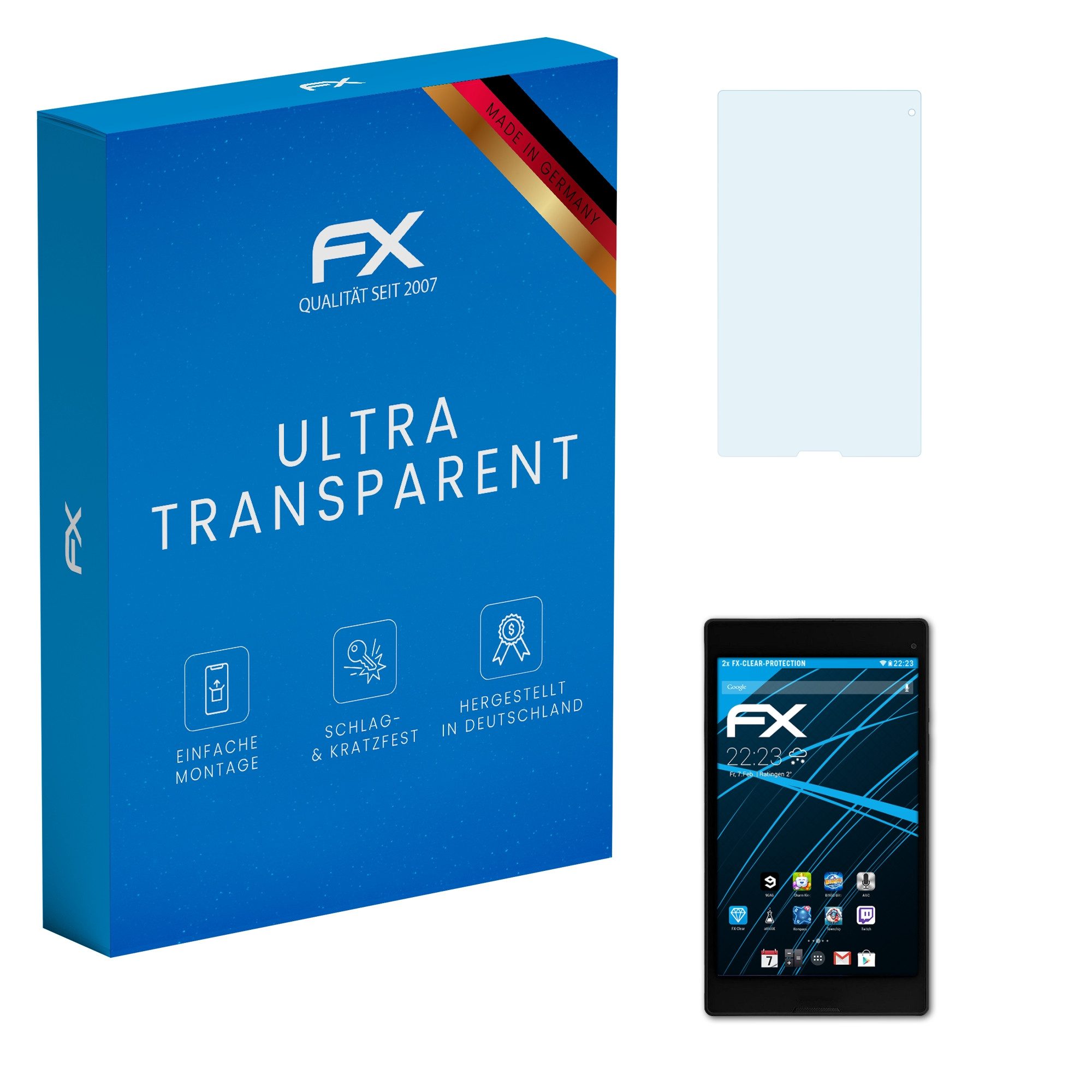 Schutzfolie Displayschutz für Medion LIFETAB P8311 MD99443
