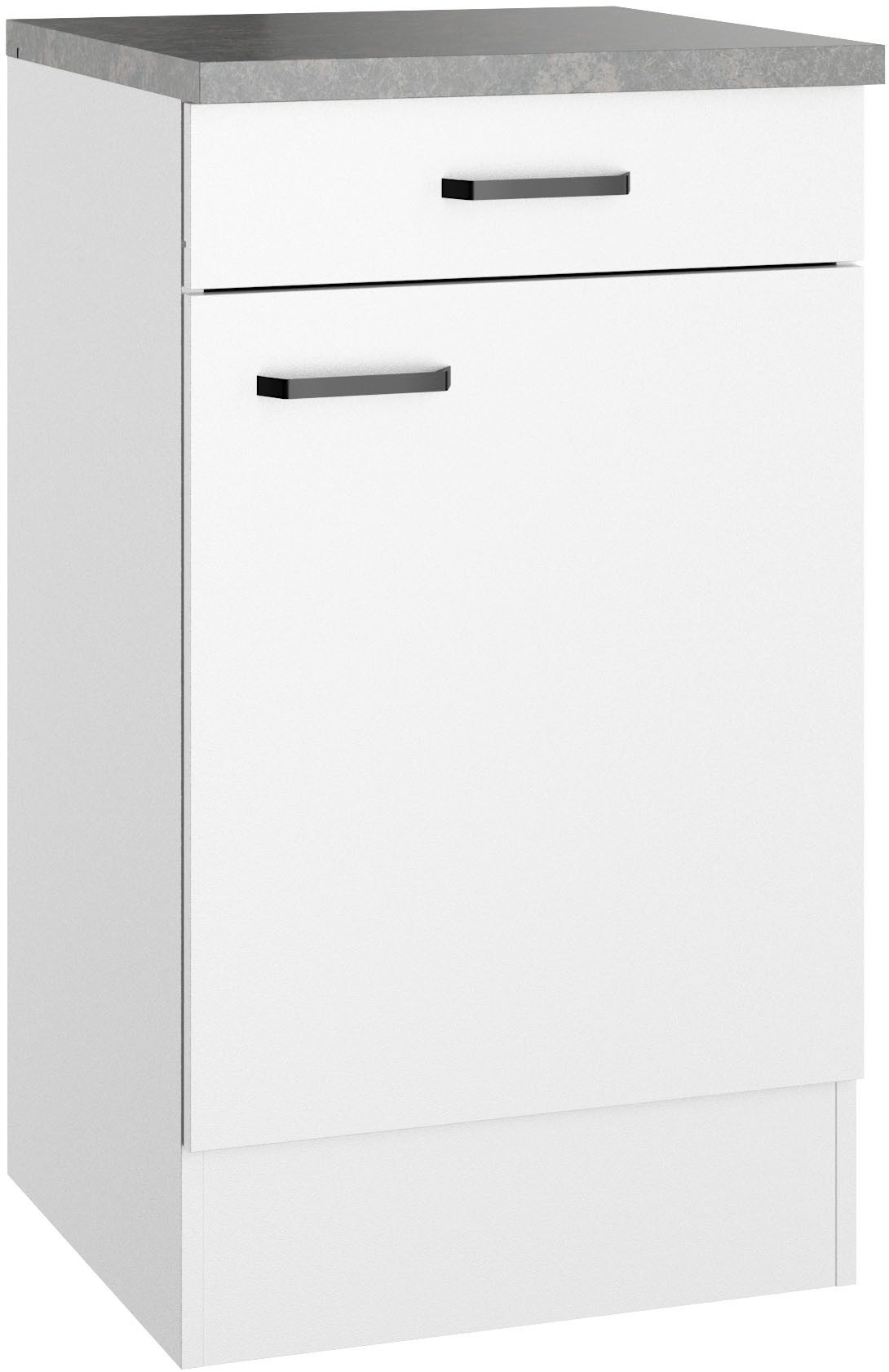 OPTIFIT Unterschrank OPTImulti Breite 50 cm, Tiefe 50 cm, mit 1 Tür, 1 Schubkasten, 1 Einlegeboden