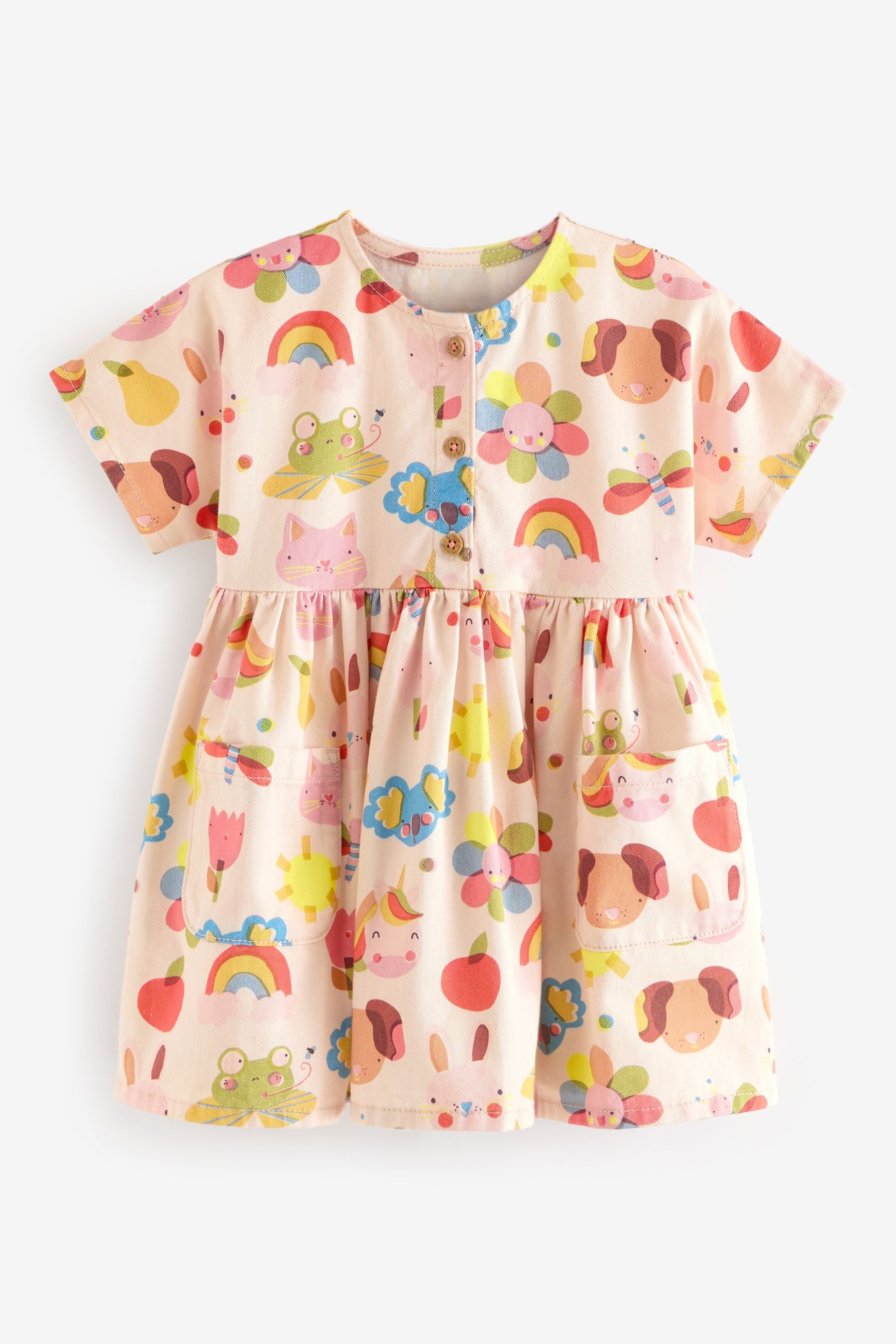 Sommerkleid Relaxed Fit Baumwollkleid
