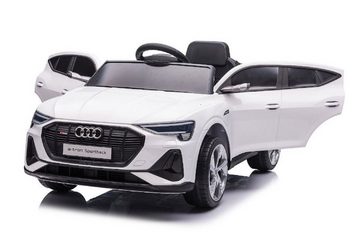 ES-Toys Elektro-Kinderauto Elektroauto Audi E-Tron, Belastbarkeit 30 kg, EVA-Reifen, Allradantrieb, Fernbedienung