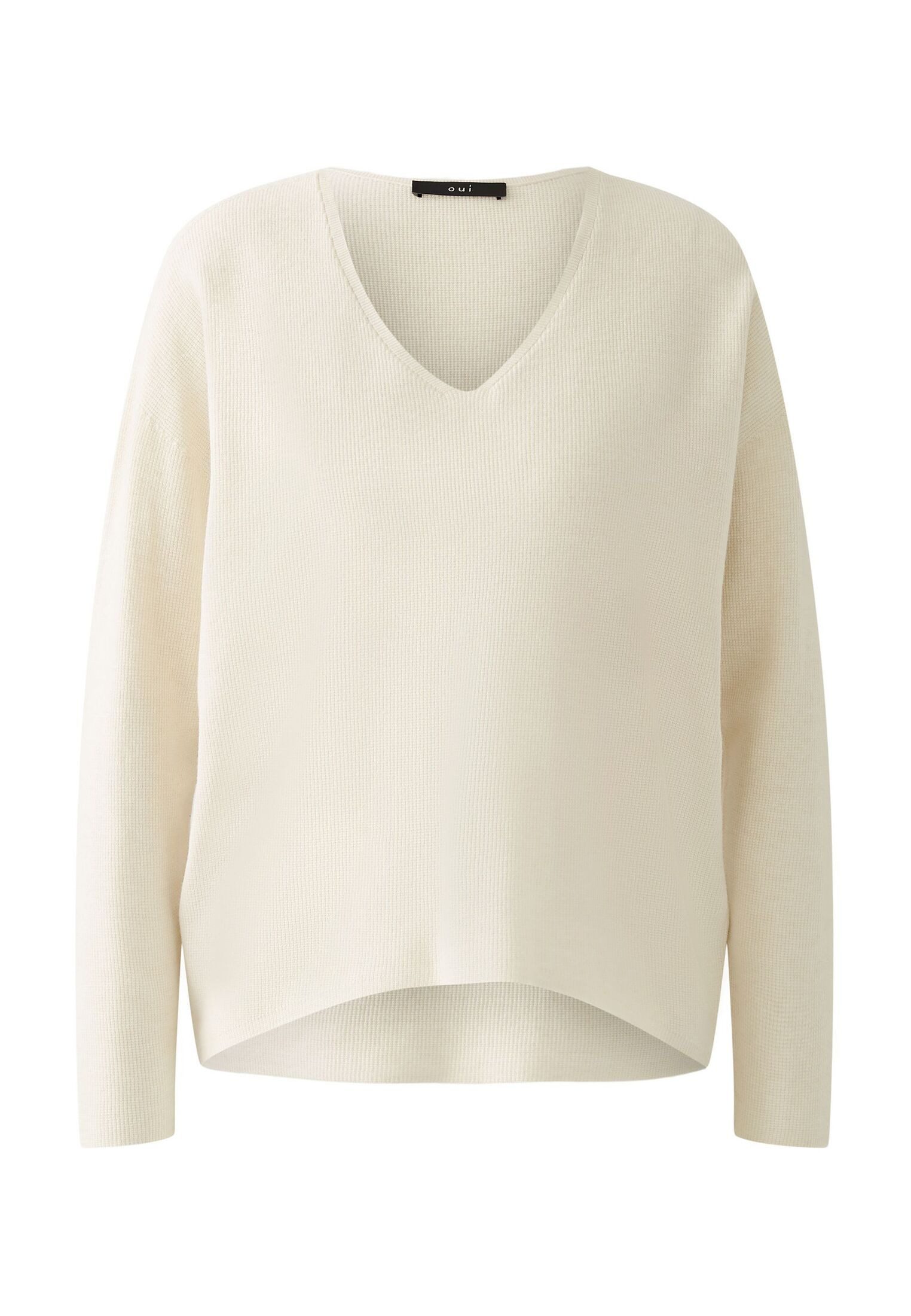 V-Ausschnitt-Pullover Pullover