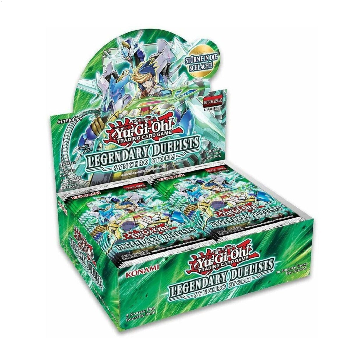 Yu-Gi-Oh Sammelkarte Yu-Gi-Oh! Legendary Duelists Synchro Storm 36 Booster Display Deutsch