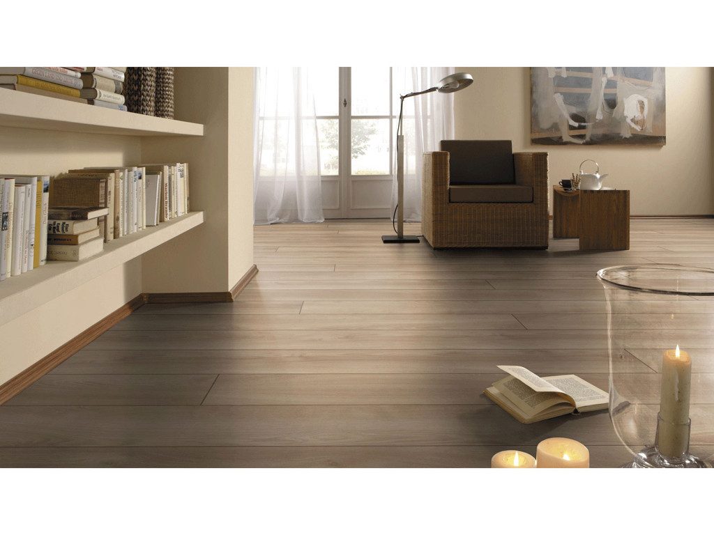 KRONOTEX Laminat Laminat Makro Eiche Hell D4752 Mammut plus Landhausdiele, 4 St.