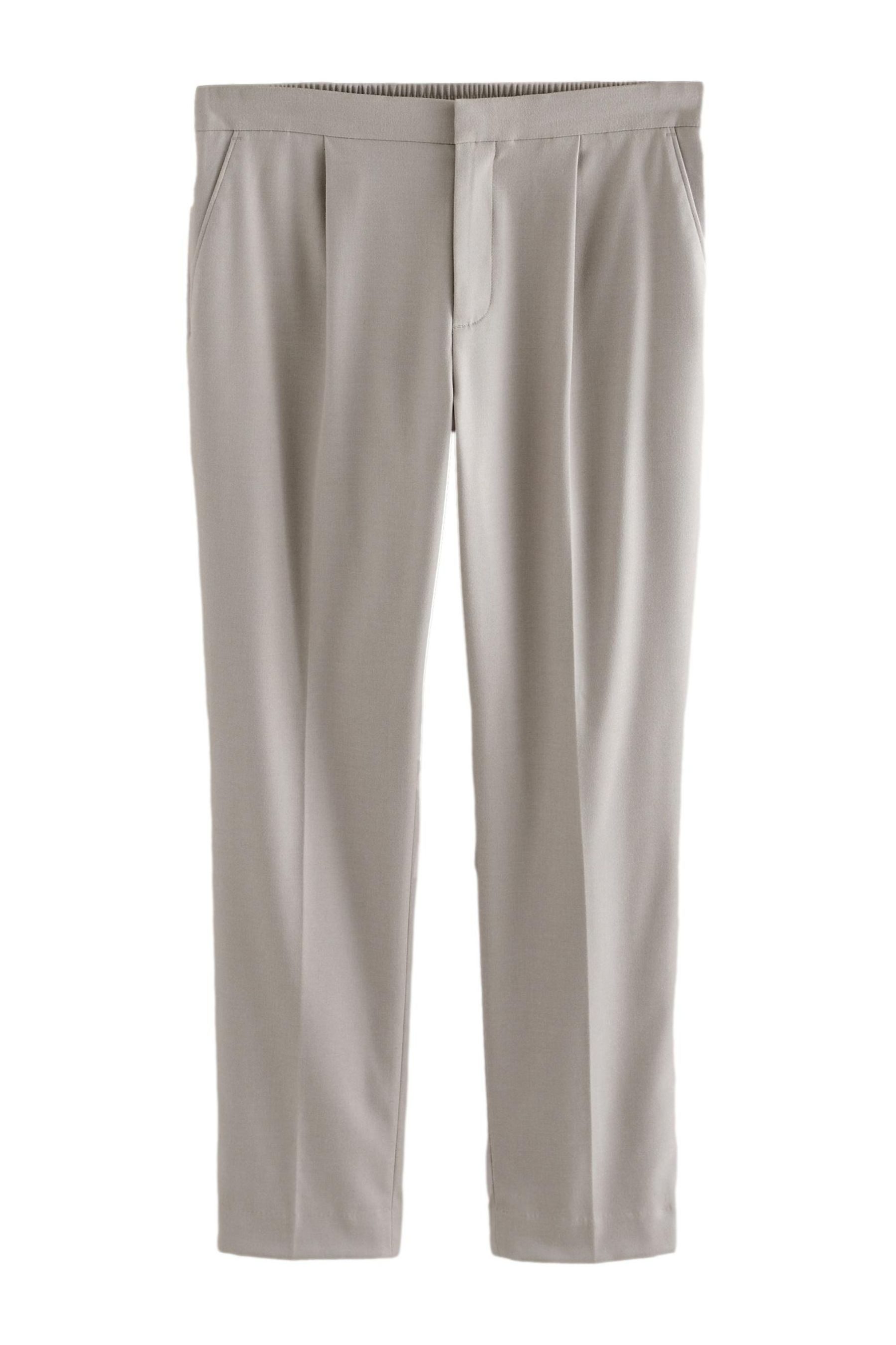 Stoffhose Weiche Slim Fit Hose mit teilelastischem Bund