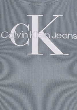 Calvin Klein Jeans Midikleid aus elastischer Baumwolle