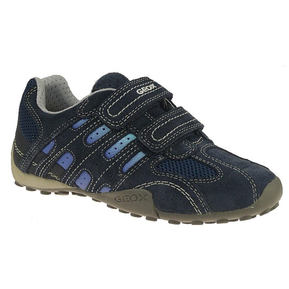 GEOX Leder Halbschuh Sneaker blau-EUR 32 Sneaker