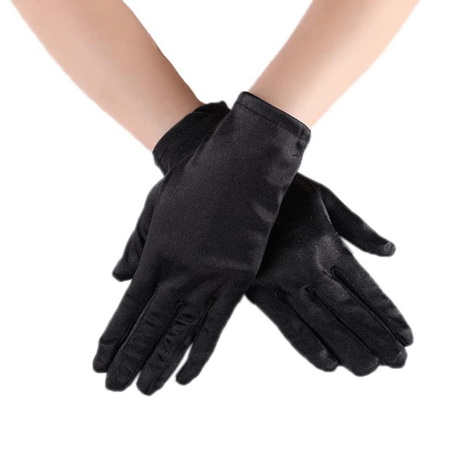 LuxusKollektion Abendhandschuhe Damen Handschuhe Kurz Elegant Schwarz (1-St)